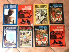 8 VECCHIE GUIDE TURISTICHE 1957 ATENE ISTAMBUL MADRID BARCELLONA ORIG. VINTAGE