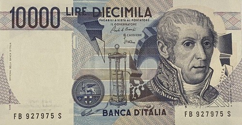 10000 lire banconota - 10000,