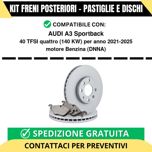 Kit freni posteriori per - kit,