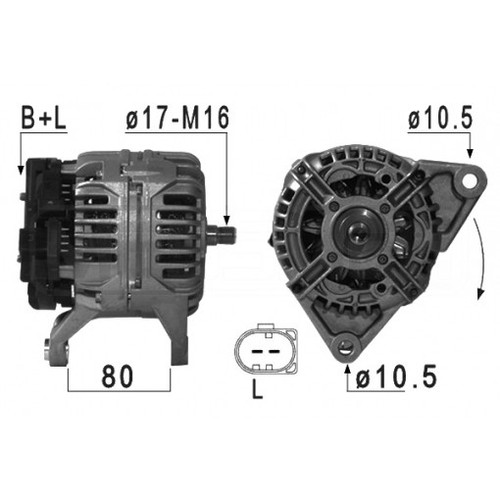 Alternatore per fiat - per,