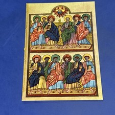 ABBAZIA DI NONANTOLA EVANGELIARIO LA PENTECOSTE - CARTOLINA - A COLORI