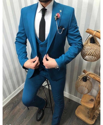 Abito uomo petrolio con - ,