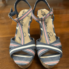 American Rag sandalo donna rosso/bianco/blu taglia 8,5