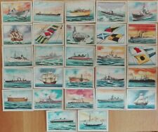 27 FIGURINE CARTONATE NAVI MARCA CIP DIVERSE VINTAGE - ANNI '60 - NO PANINI