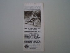 advertising Pubblicità 1975 MOTO ANCILLOTTI 125 CROSS e MAURO SANTI