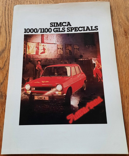 Brochure vendita auto simca - vendita,