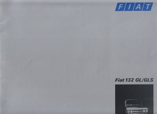 Fiat 132 gls depliant - depliant, /