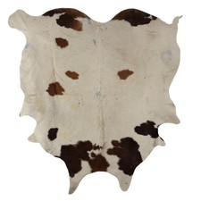 Alfombra Cavallino Vintage Piel Bovina Italia 200 x 200 cm Original Año 1900