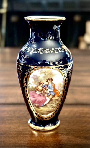 Vaso vintage limoges - vaso,
