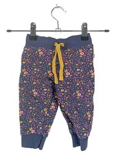 Pantaloni da jogging bambina Liegelind fantasia floreale maglia a costine cotone multicolore 74