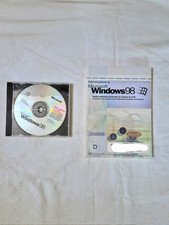 Microsoft Windows 98 Prima Edizione CD ROM Originale PC + Istruzioni 