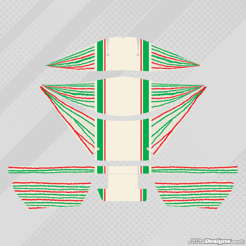 Kit adesivi airbox rotax - kit,