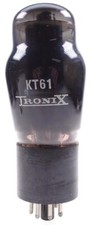 KT61 Tronix Radio Tubo Valvola Terminale di Scarico Ben Testato #7375