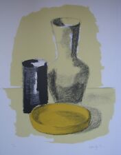 Sergio Bonfantini (Novara 1910-1989) Ciotola e vasi Litografia 1970 50x70 93/100