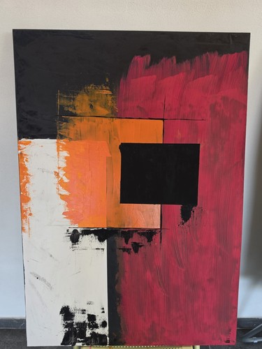 Quadro astratto dipinto mano - astratto,