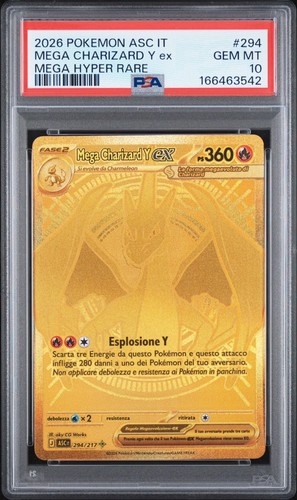 Psa mega charizard ex - mega, y
