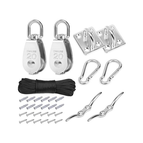 Kit carrucola acciaio inox - carrucola,