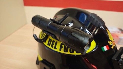 Supporto torcia rotonda casco - supporto,