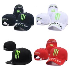 CALDO!! Cappello Monster Energy Baseball Skateboard Casual Uomo Berretto Snapblack