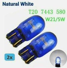 COPPIA LAMPADINE DIURNE FIAT 500 500X 500L PUNTO EVO T20 EFFETTO XENON BIANCO 