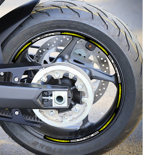 Kit adesivi cerchi moto tmax - kit,