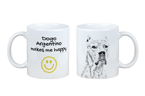 Dogo argentino mug with a - argentino,