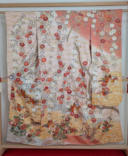 Kimono giapponese vintage - , seta