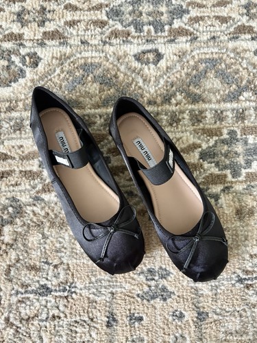 Ballerine miu raso con - in,