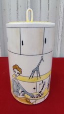 Barattolo Contenitore  BISCOTTI  in ceramica ALFA  Italia  anni '50