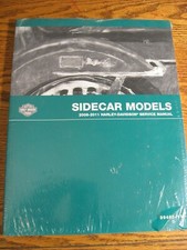 MANUALE DI SERVIZIO Harley-Davidson Sidecar 2008 2009 2010 2011, nuovo in confezione