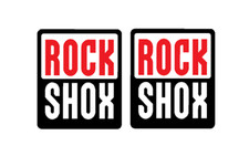 adesivi bici Forcelle -  2 adesivi  Rock Shox - stickers Rock Shox