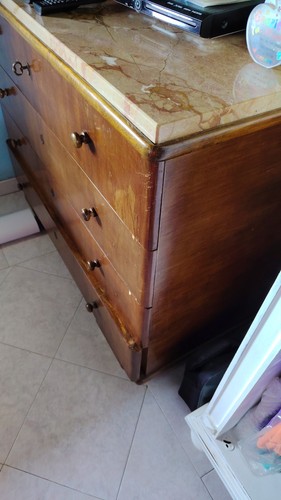 Cassettiera antica legno - antica,