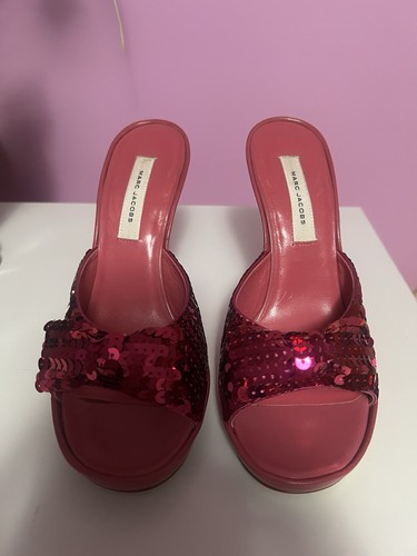 Sandali marc jacobs fucsia con - jacobs,