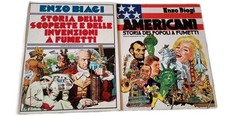Lotto 2 Volumi Enzo Biagi – Storia delle Scoperte E Delle Invenzioni + Americani