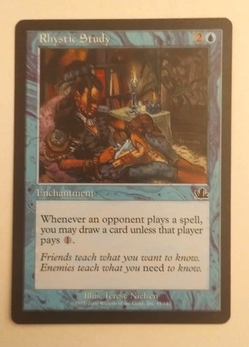 Rhystic study prophecy - study,