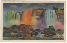 BRIDAL VEIL FALLS - UNITED STATES - NIAGARA FALLS - VIAGG. 1957 -762-