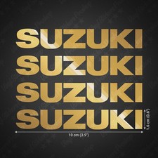 4 stickers SUZUKI 10 cm OR