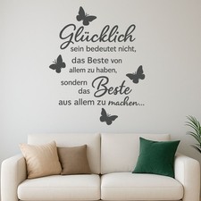 Adesivo murale Felice Essere