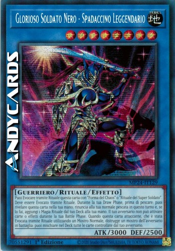 Glorioso soldato nero - nero,