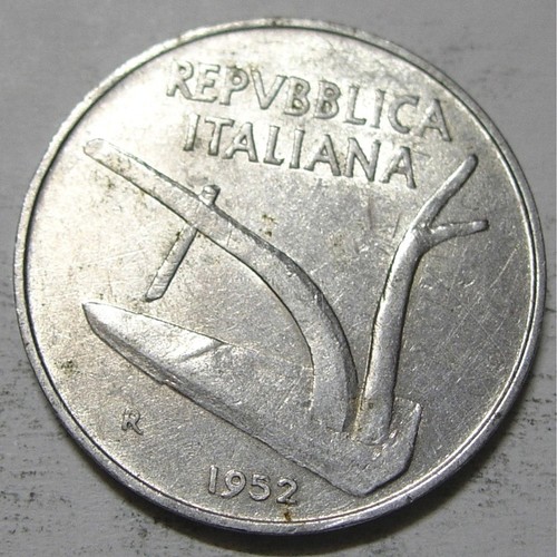Repubblica italiana lire - 10,