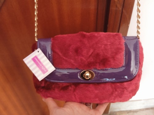 Borsetta rossa viola - borsetta,