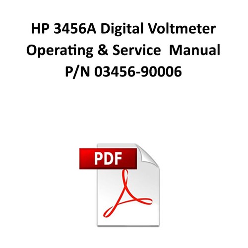 3456a digital voltmeter - 3456a,