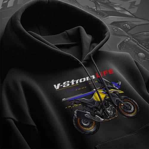 Felpa con cappuccio moto