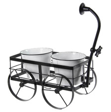 CARRETTO PORTA PIANTA METALLO