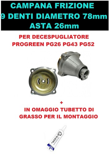 Campana frizione completa per - frizione,