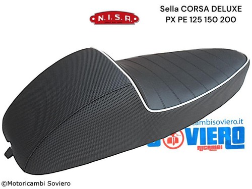 Sella nisa corsa deluxe nera - sella,