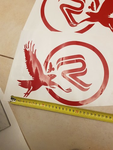 Adesivi logo rimor con falco - adesivi,