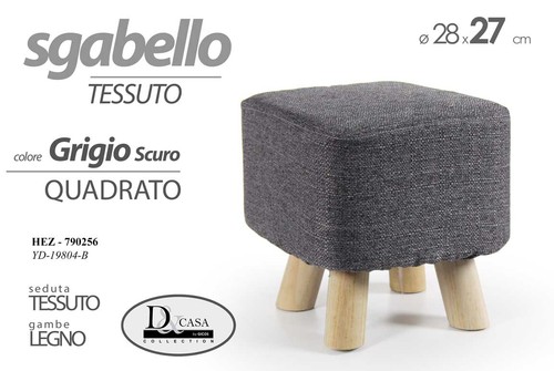 Pouf moderno quadrato sgabello - quadrato,