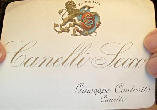 Etichetta spumante canelli - etichetta,