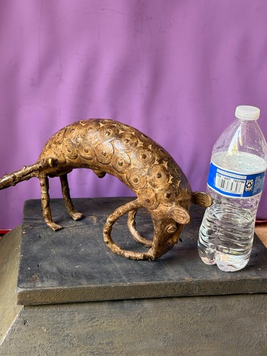 Statua antilope bronzo - , kulango